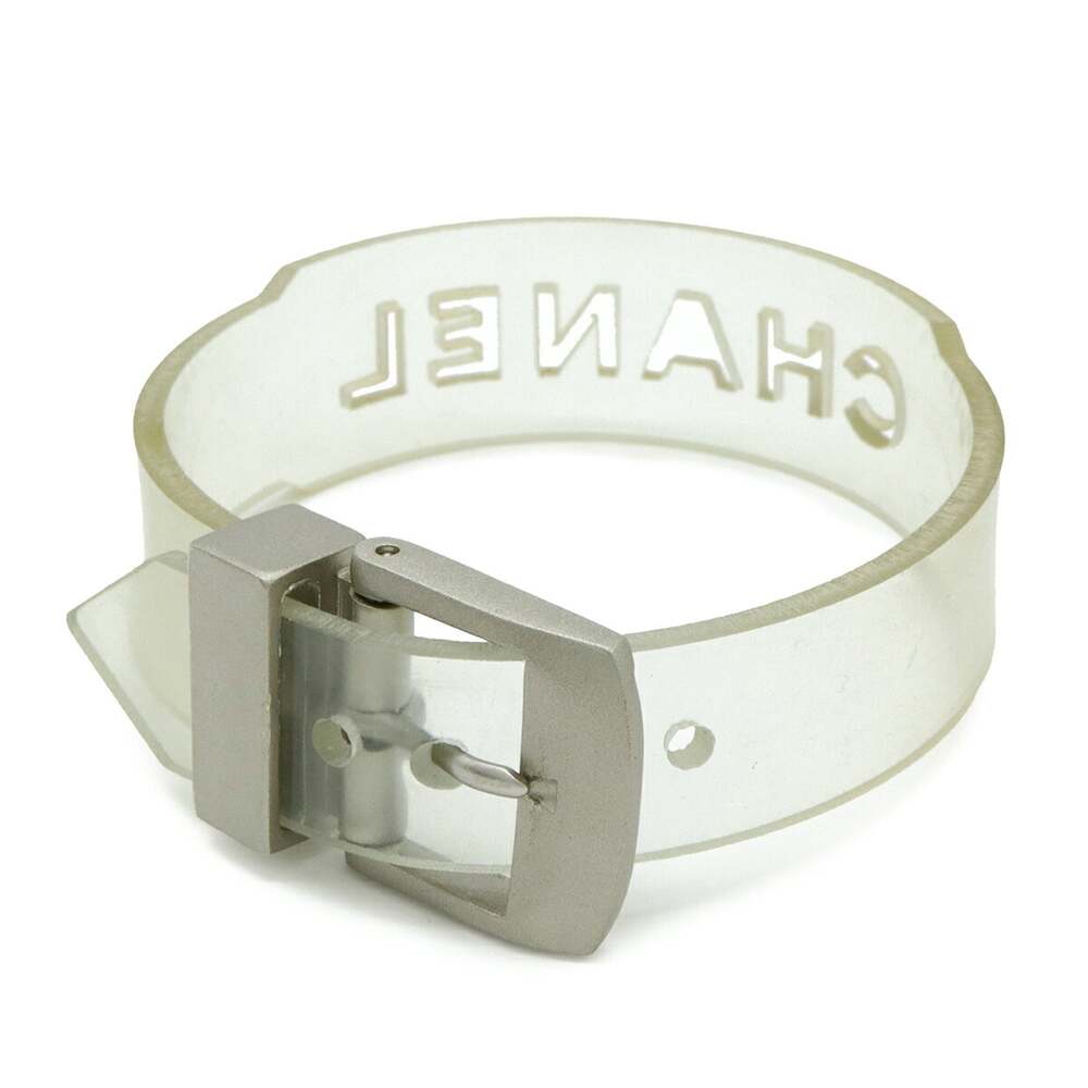 Chanel Rubber Bracelet Clear #228923C40B - Picture 3 of 6